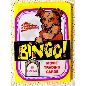 Bingo Movie Trading Cards Unopened Pack 1991 Wax Factory Sealed